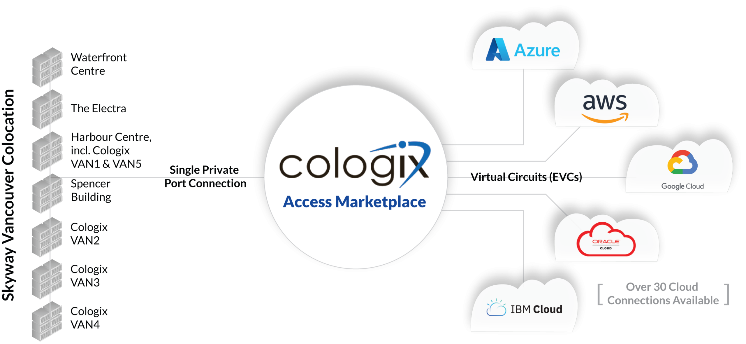 SkywayCologix-CAM-Network diagram